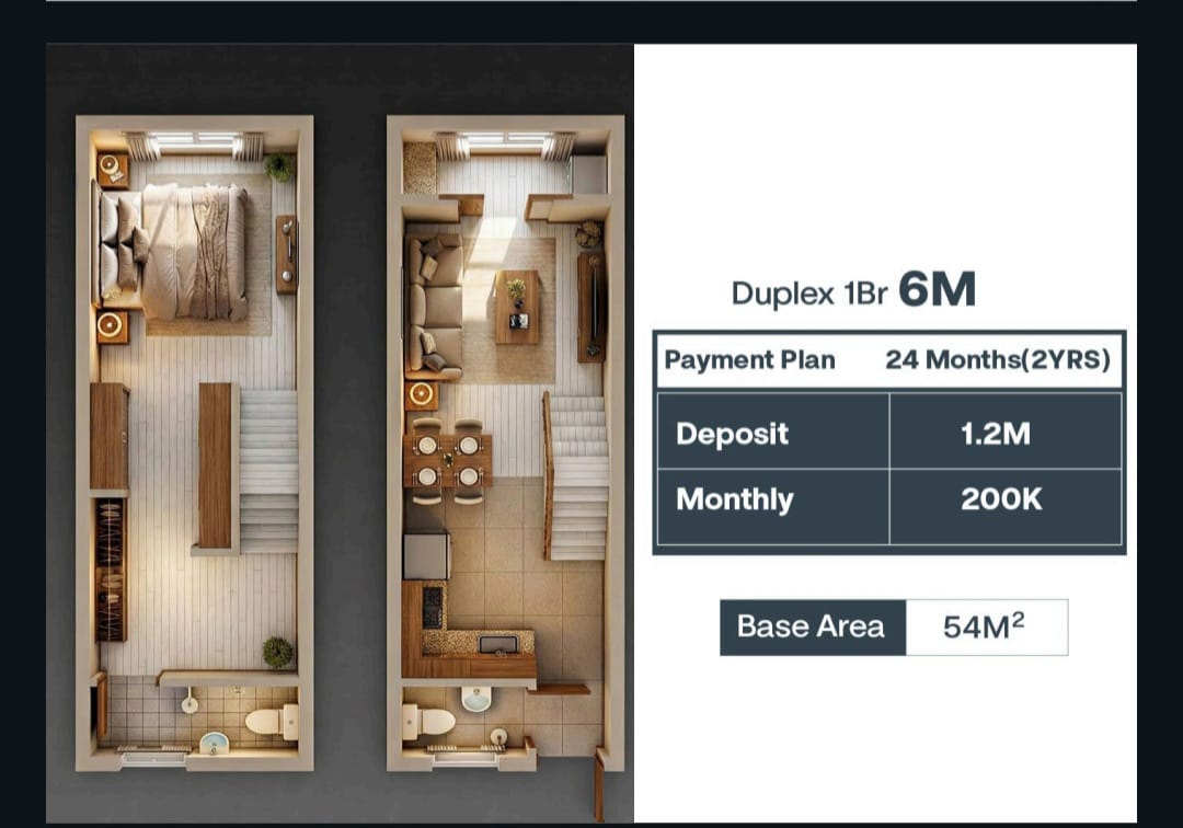 Duplex 1 Bedroom
